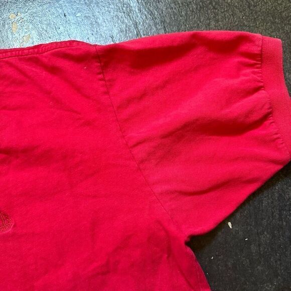 Izod Vintage 90s 80s Polo Shirt Essential Causal Style size Medium 100% Cotton - Picture 9 of 10